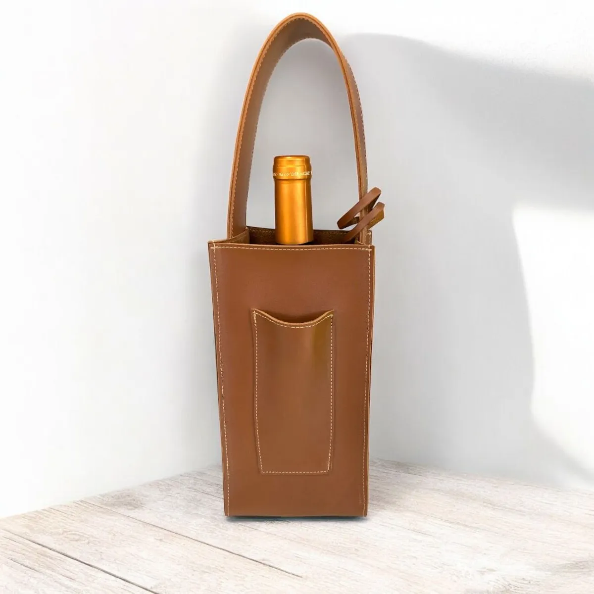 Winebag personalizada premium com garrafa de vinho para presente corporativo